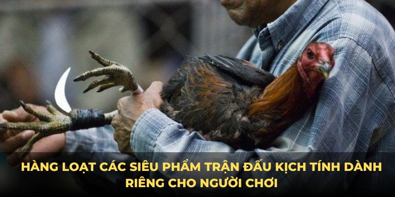 Hàng loạt các siêu phẩm trận đấu kịch tính dành riêng cho người chơi