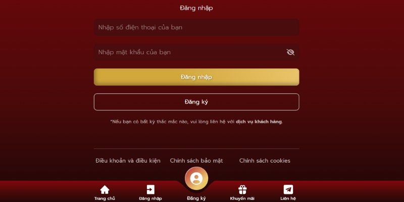 Đăng nhập Vin777 quá app